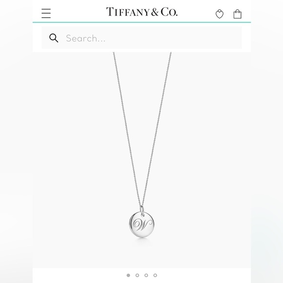 Tiffany & Co. Jewelry - Tiffany & Co. Alphabet Disc letter Initial "W” charm pendant in Sterling Silver